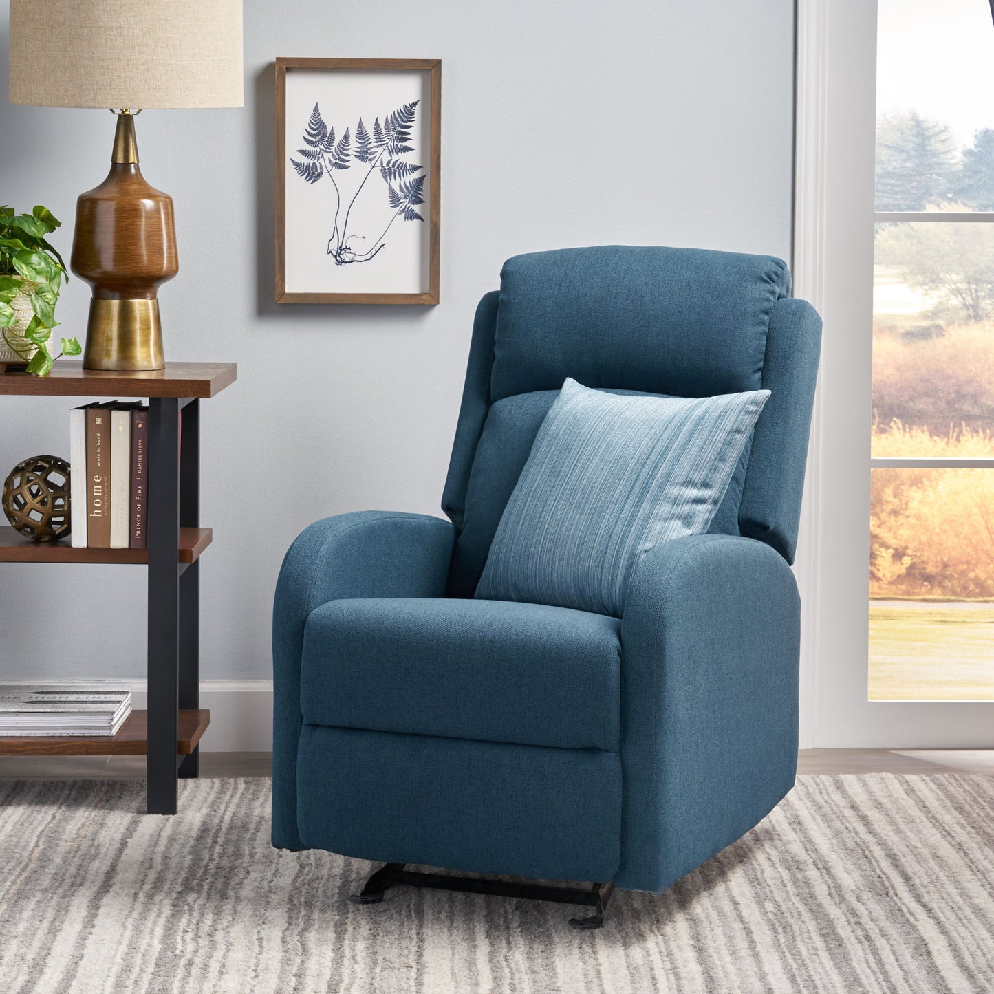 Wide Manual Rocker Standard Recliner