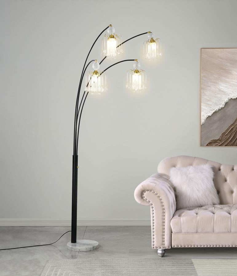 crystal tree floor lamb