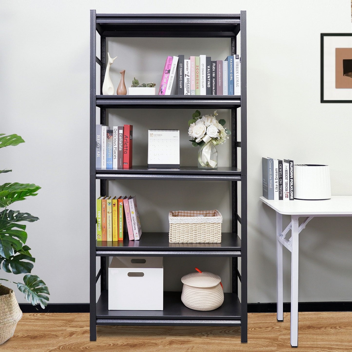 5 Tier Heavy Duty Shelving Unit Adjustable Shelving Units