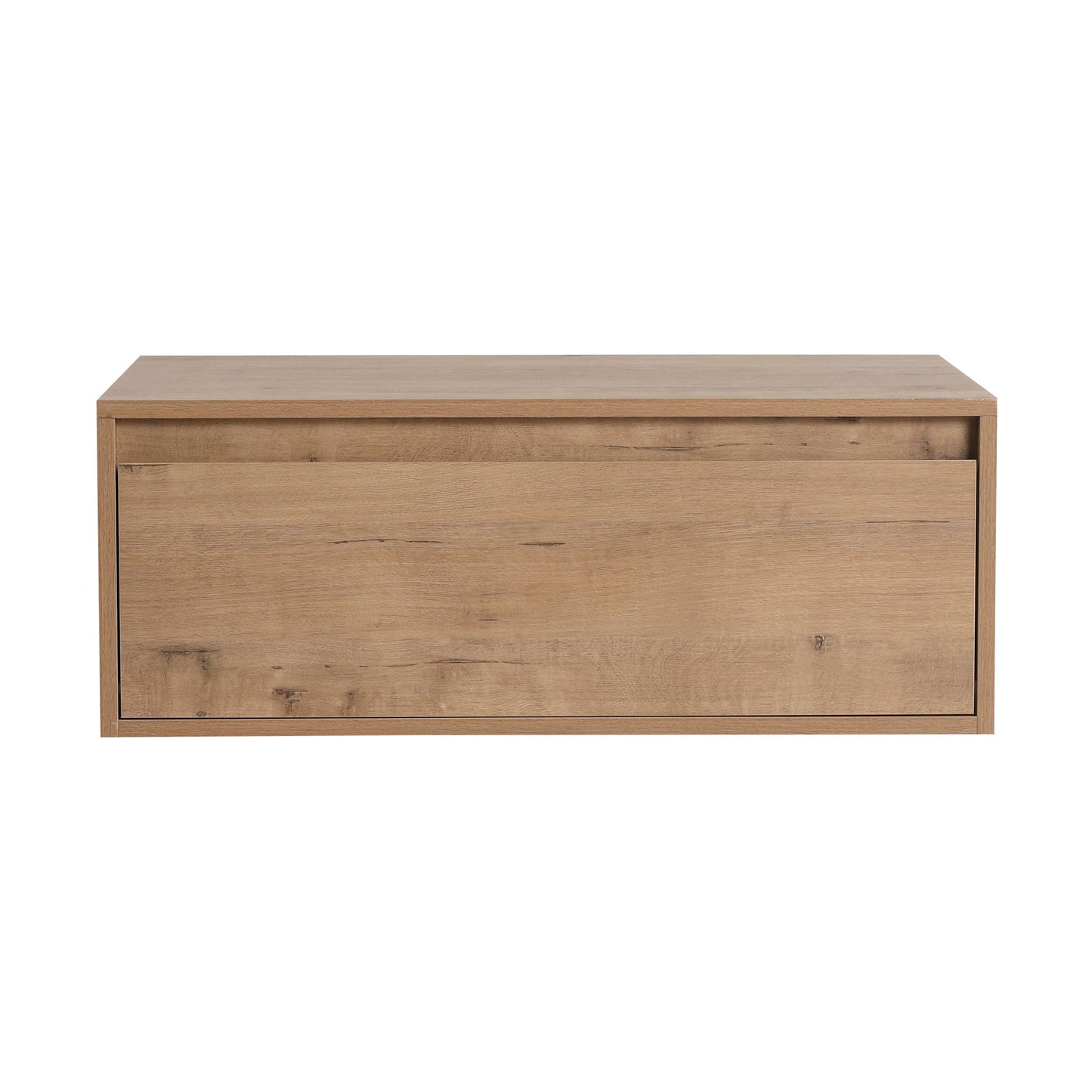 Modern Minimalist Bathroom Cabinet With Soft Close Drawers And Floating Mounting Design