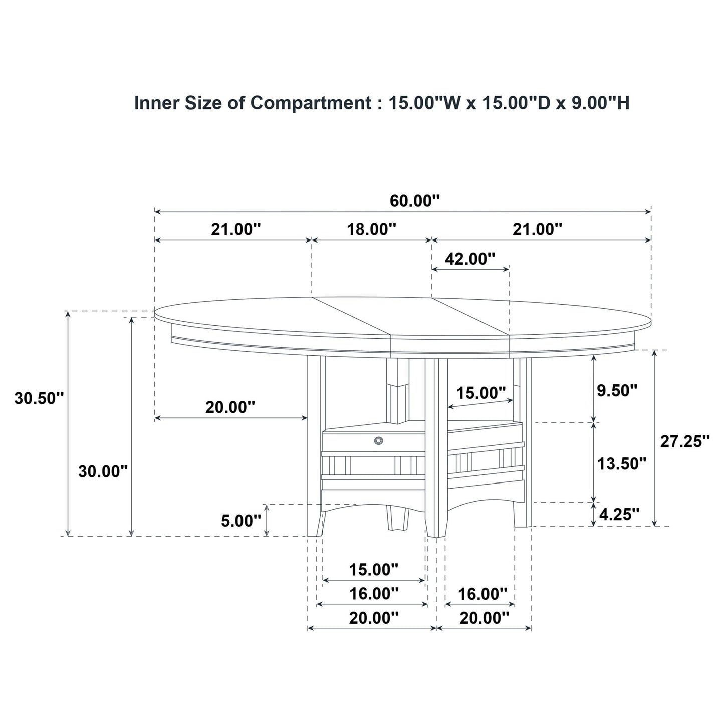 Davis - 5 Piece Oval Extension Leaf Dining Set With Pedestal Base - Light Oak