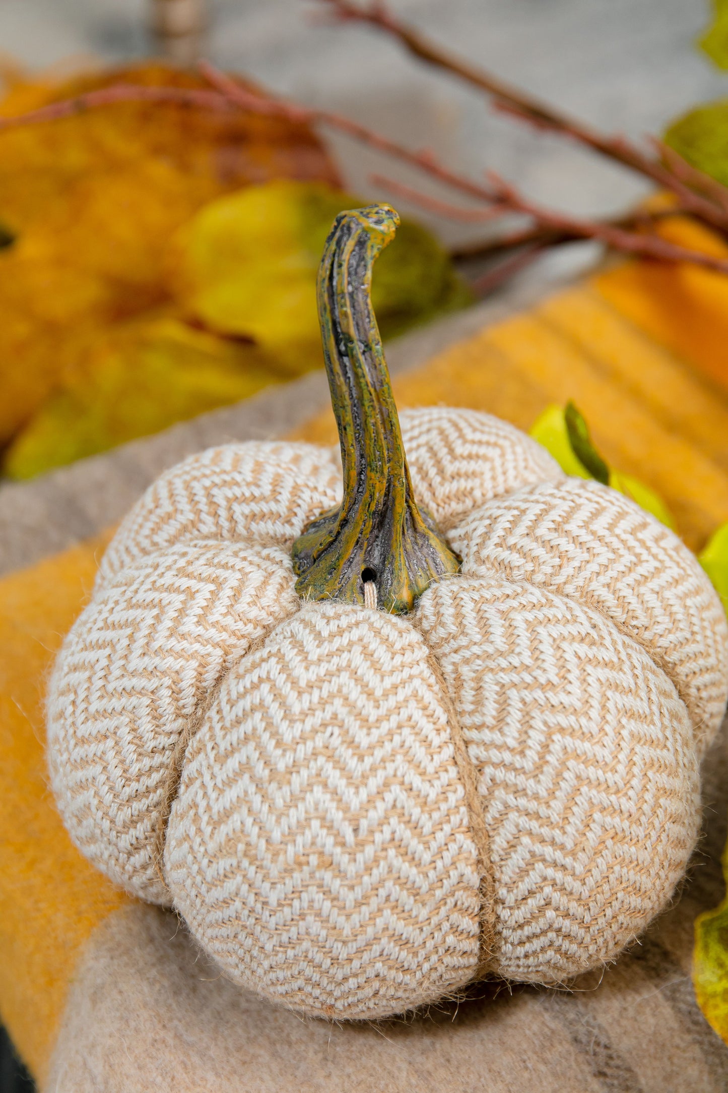 Weighted Pumpkin Ornament Decor For Holiday Harvest Festival Fall Festival & Thanksgiving