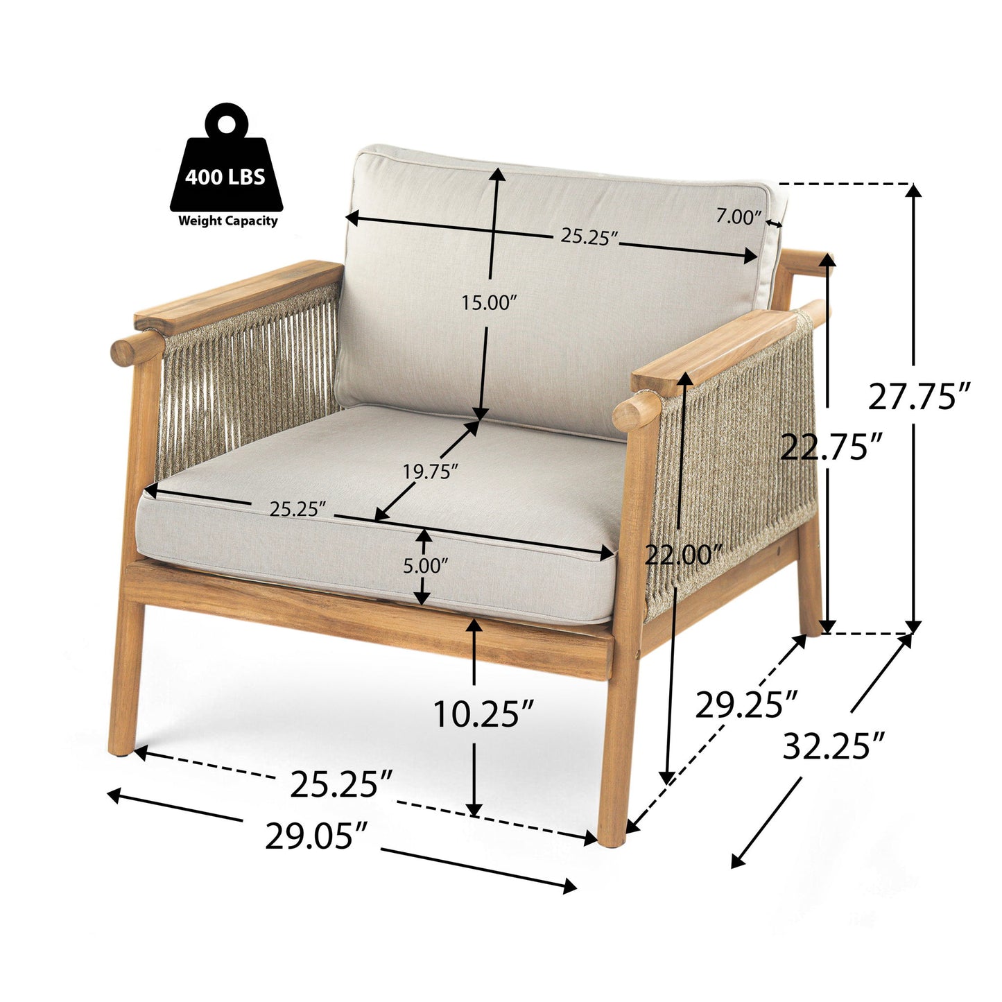 Sumbawa - Outdoor Club Chair