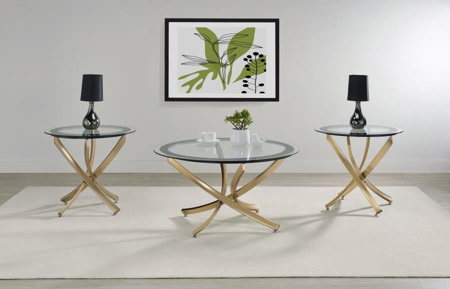 Rose brass Coffee table
