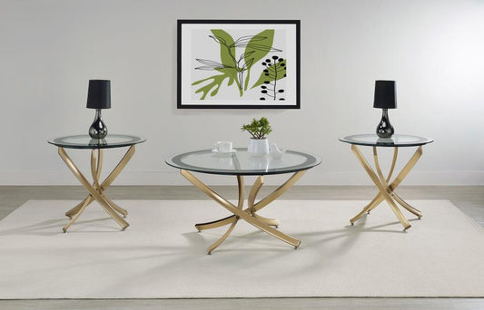 Rose brass Coffee table