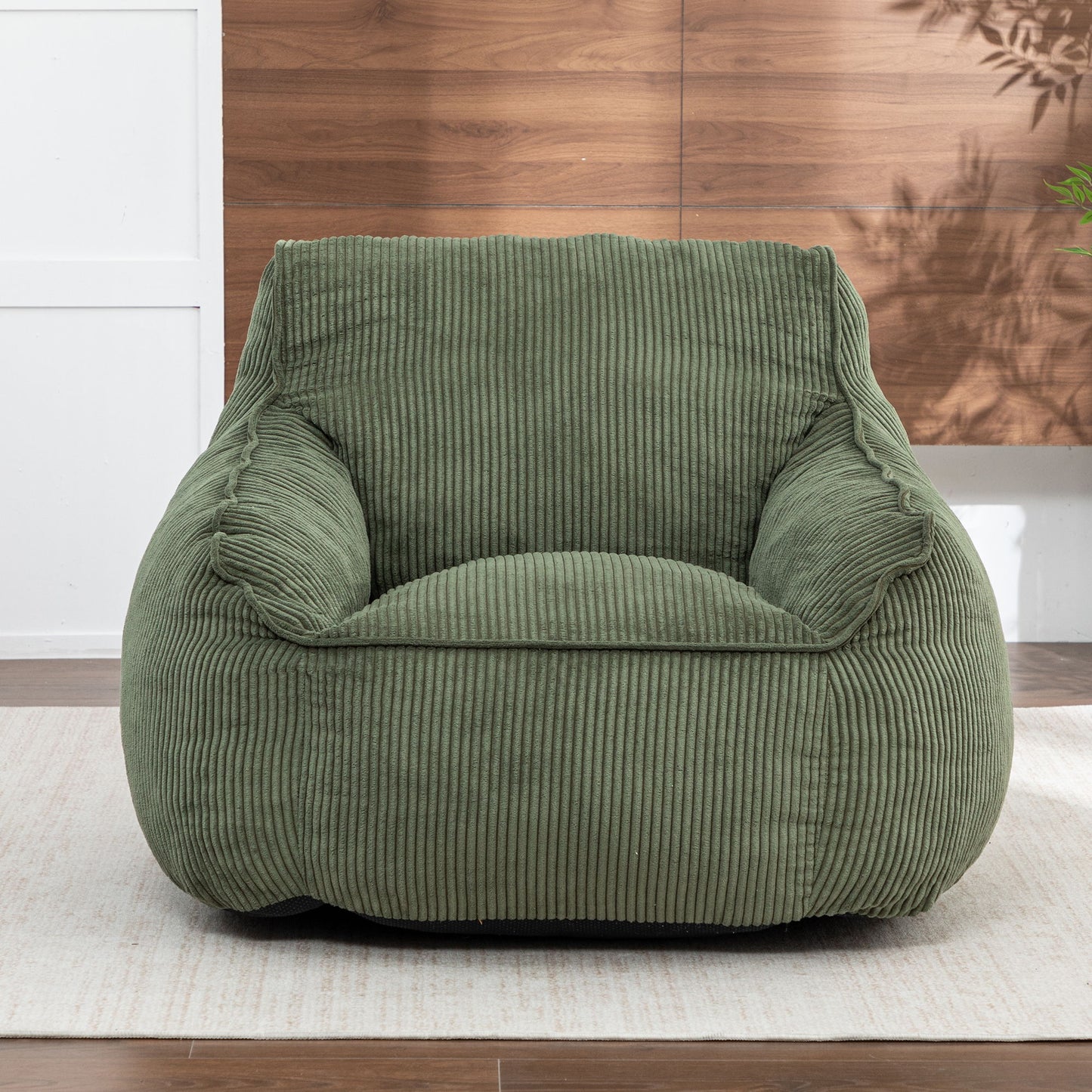 Comfy Bean Bag Chair With Filler, Fluffy And Cozy Seating