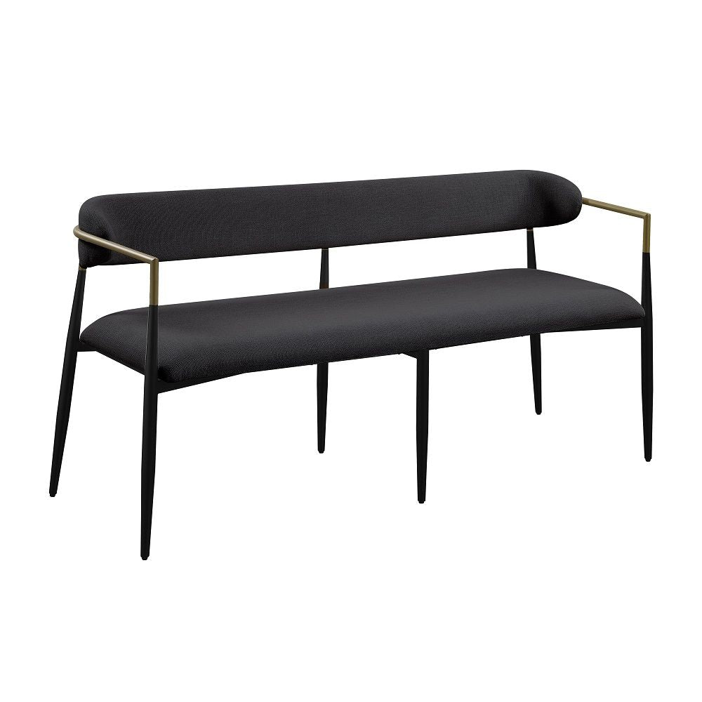 Jaramillo - Bench - Beige Chenille & Black