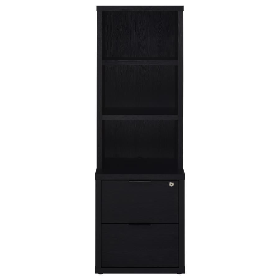 Westpark - 3-Shelf Bookcase USB And Lockable Drawer