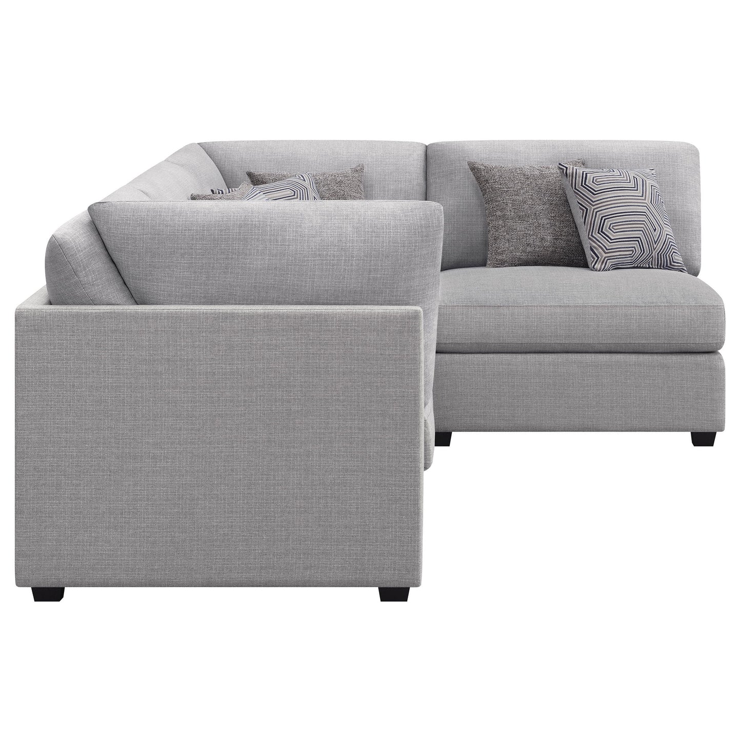 Lafayette - Modular Upholstered Sectional Sofa - Gray