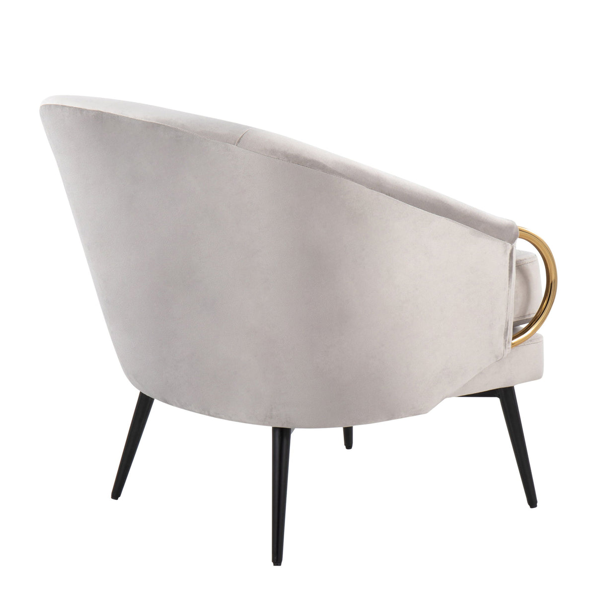 Claire - Contemporary / Glam Chair - Silver