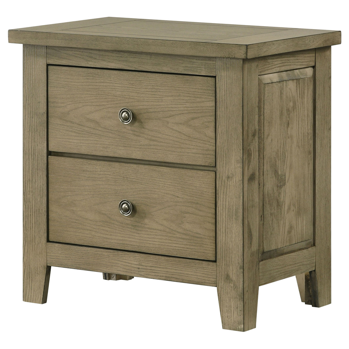 Pelton - 2 Drawer Nightstand - Oak