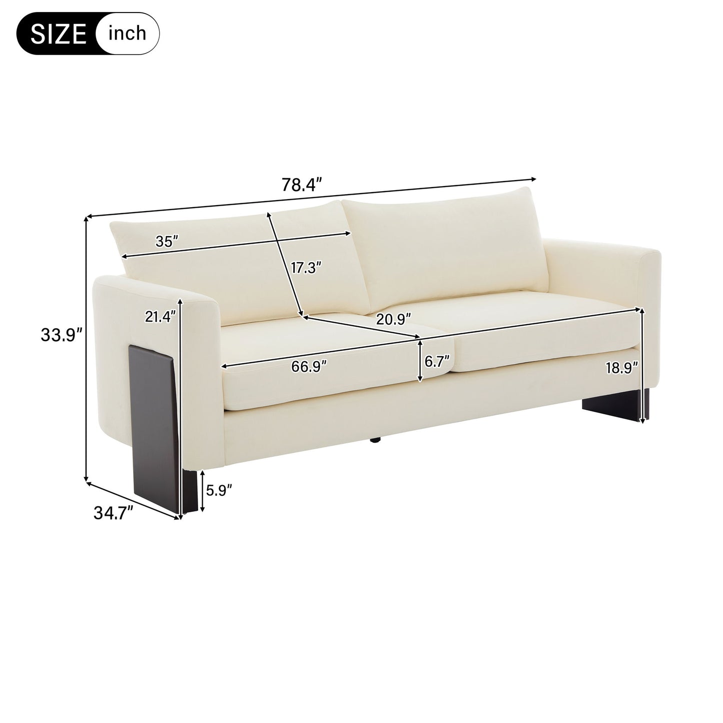 Cozy Sofa Set Oversized Comfy Cloud Sofa Group
