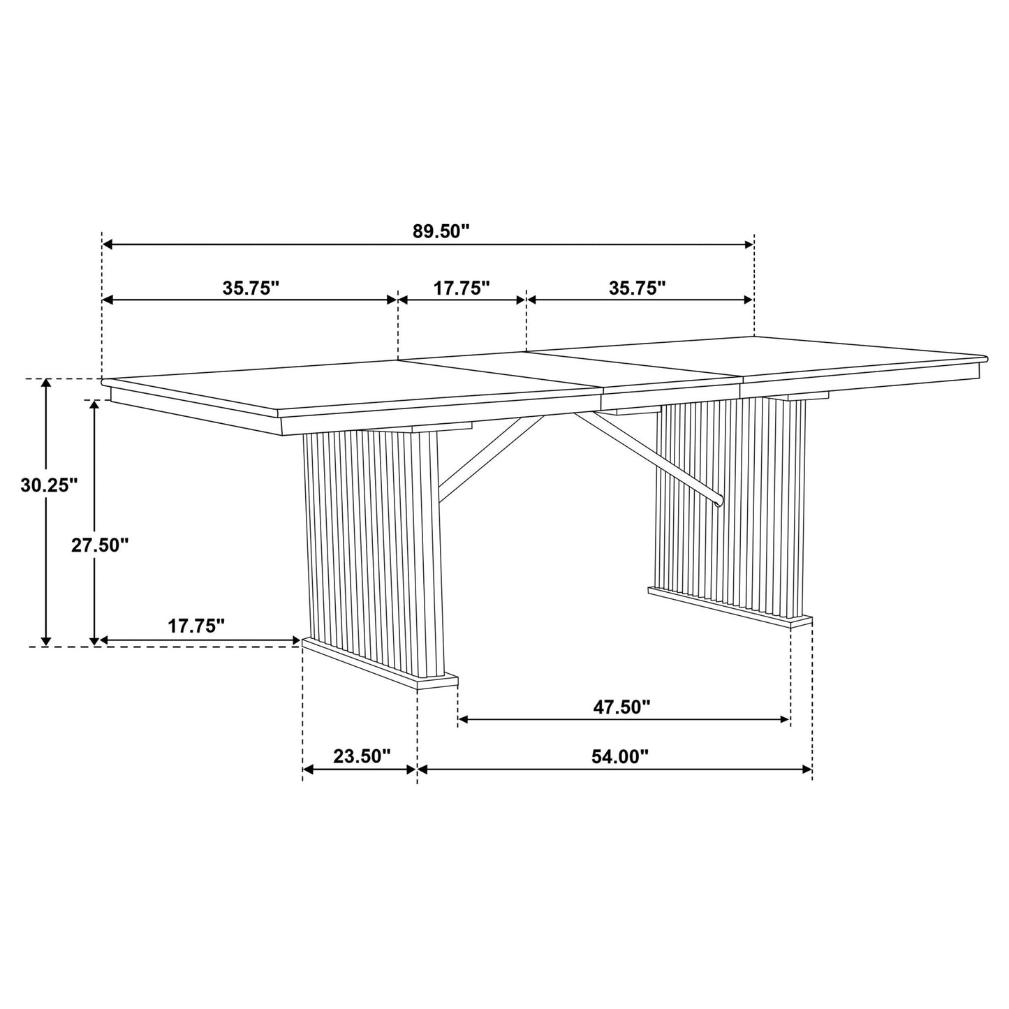 Dreydon - Extension Dining Table - Light Brown