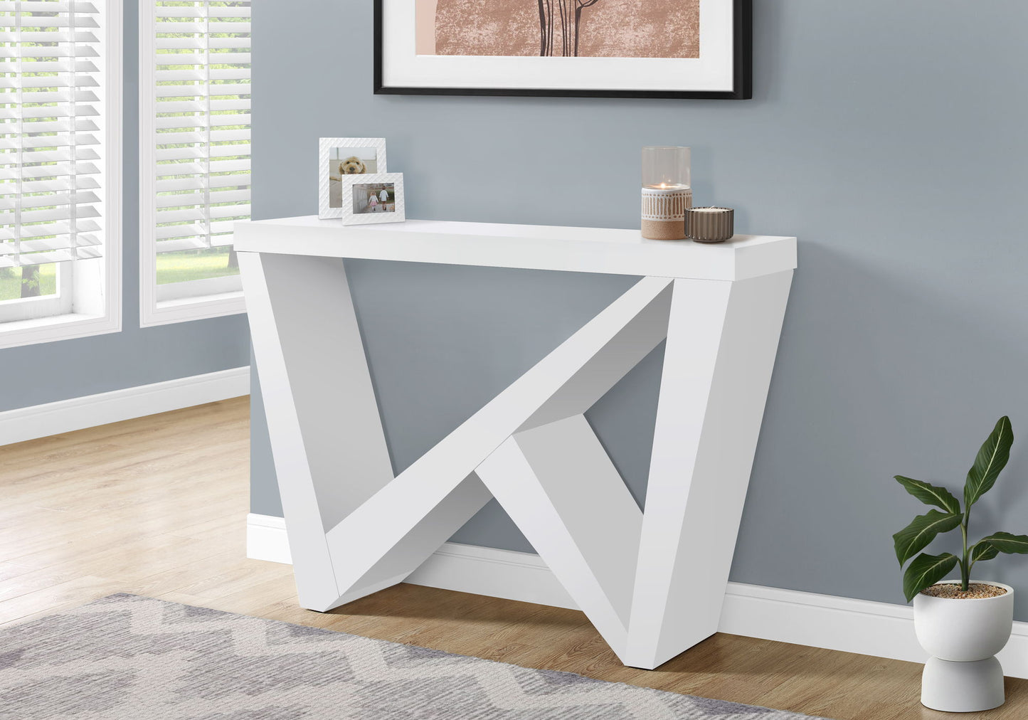 Accent Console Table For Entryway, Durable Construction