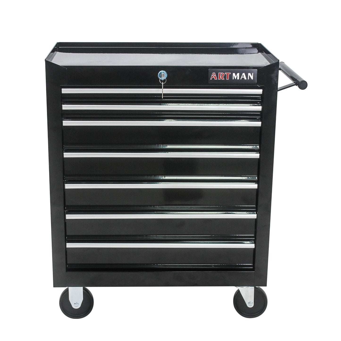 Multifunctional Tool Cart With Wheels And Drawers