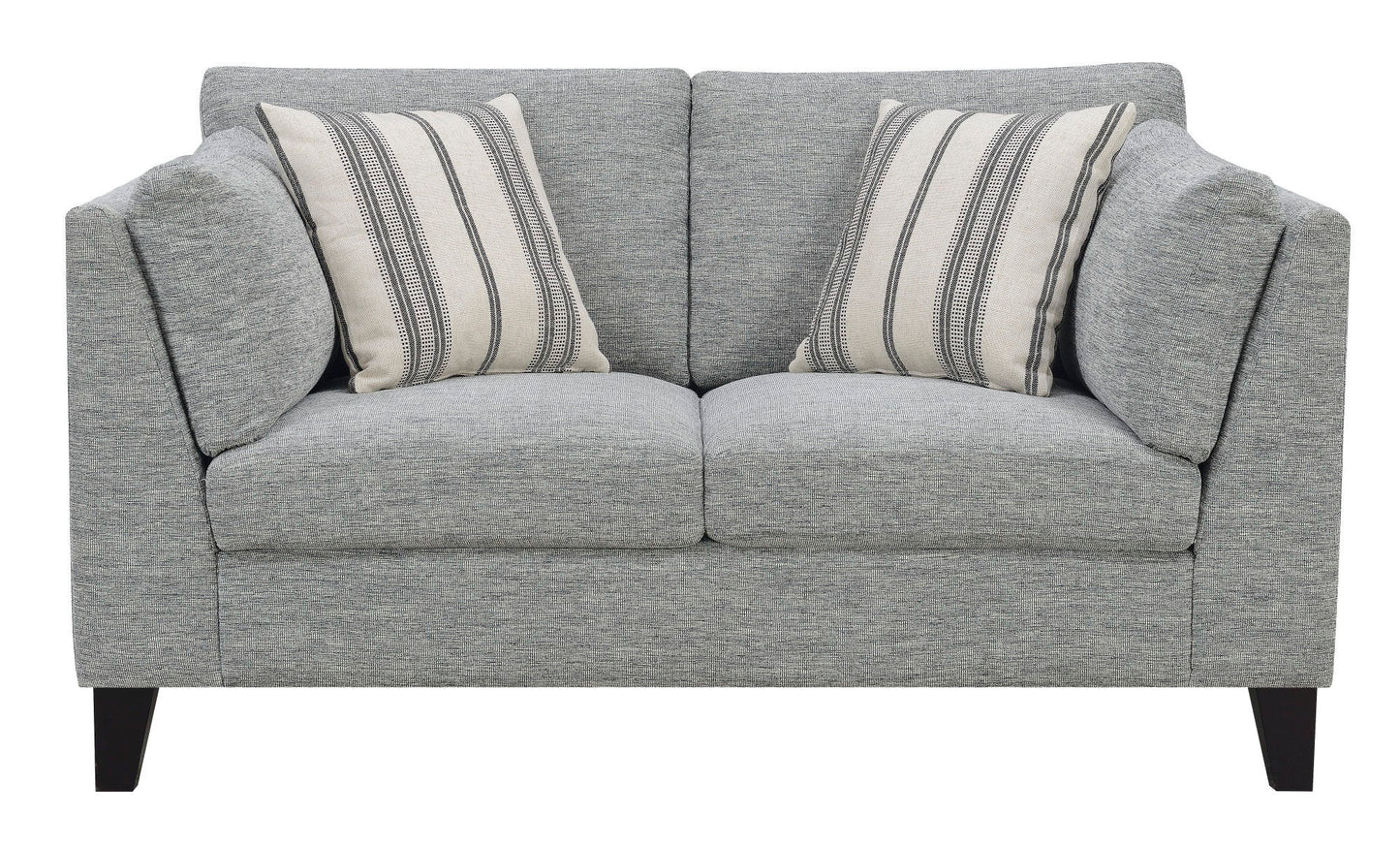 Loveseat - Gray - Wood