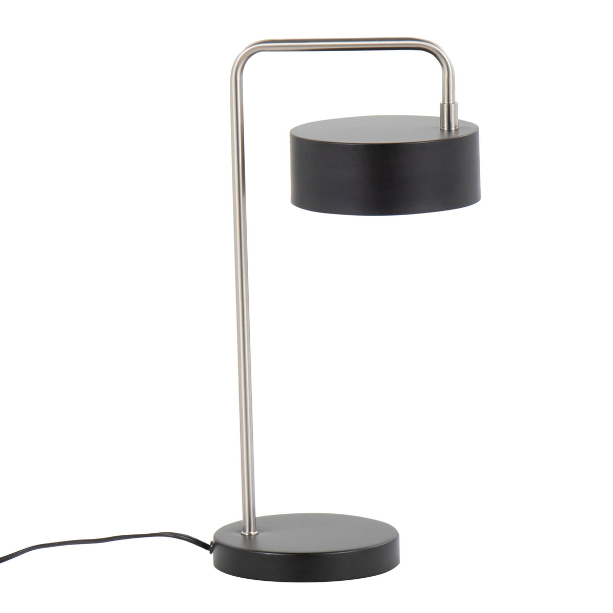 Puck - Contemporary Table Lamp - Nickel