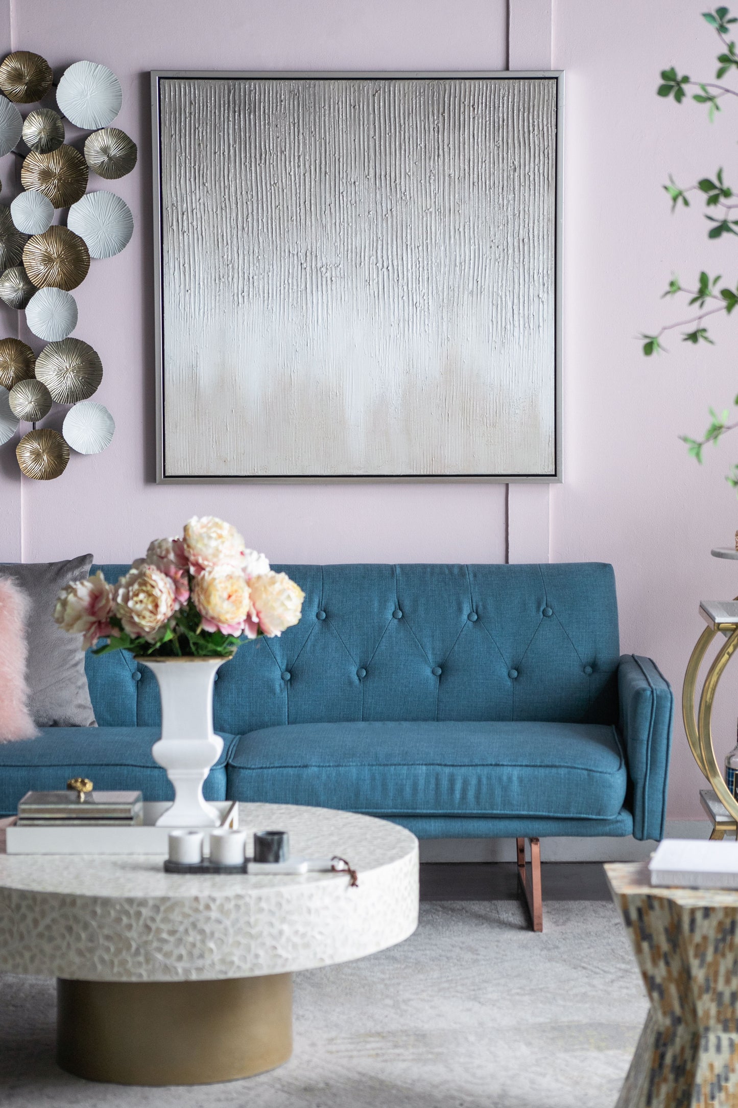 Sunshine Framed Hand Painted Canvas Print Wall Art, Wall Decor For Living Room - Multicolor