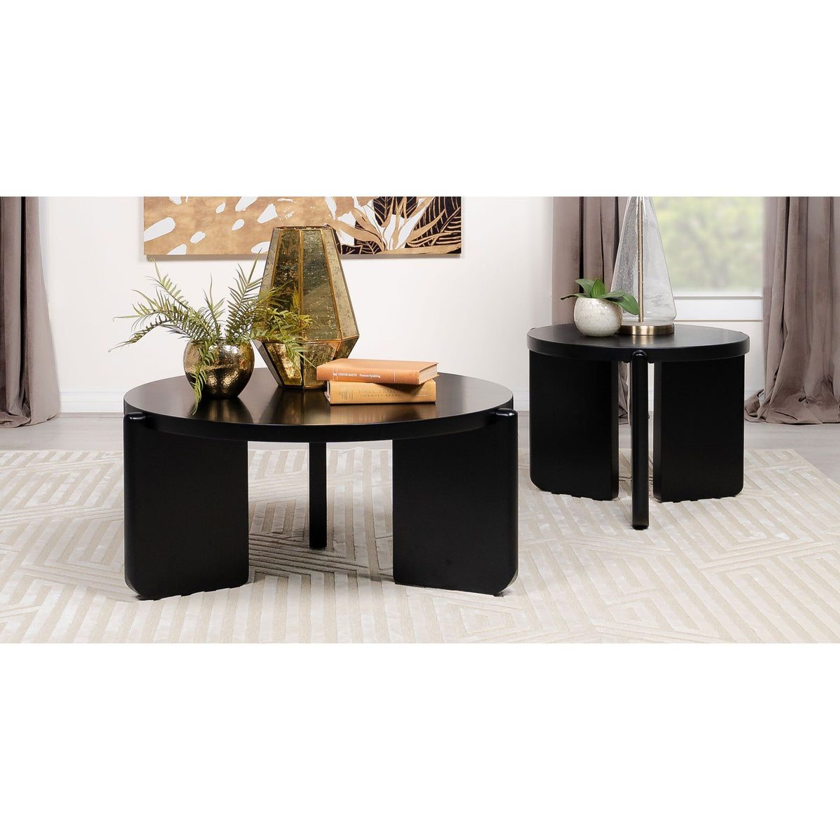 Lansing - Table Set With Round Top