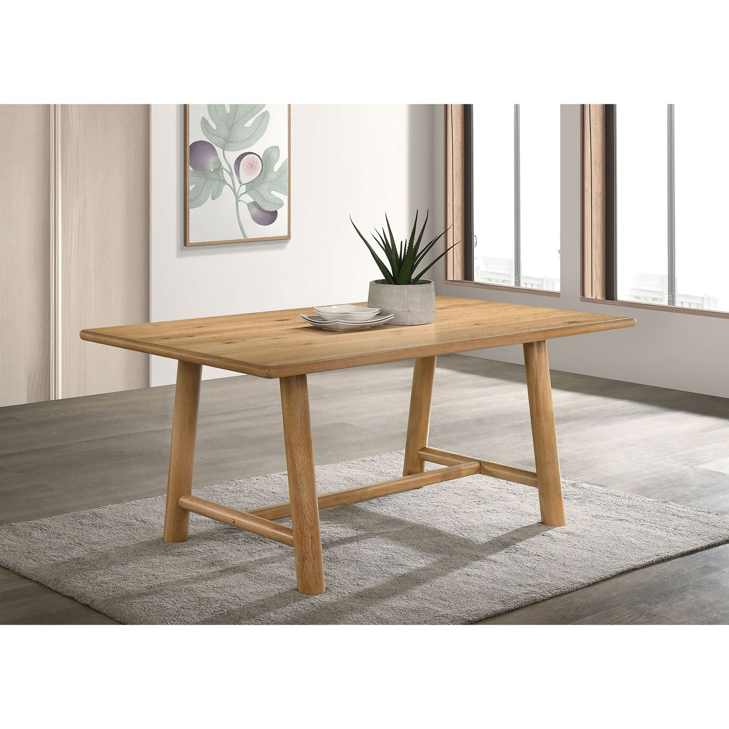 Lytton - Dining Table - Brown Oak