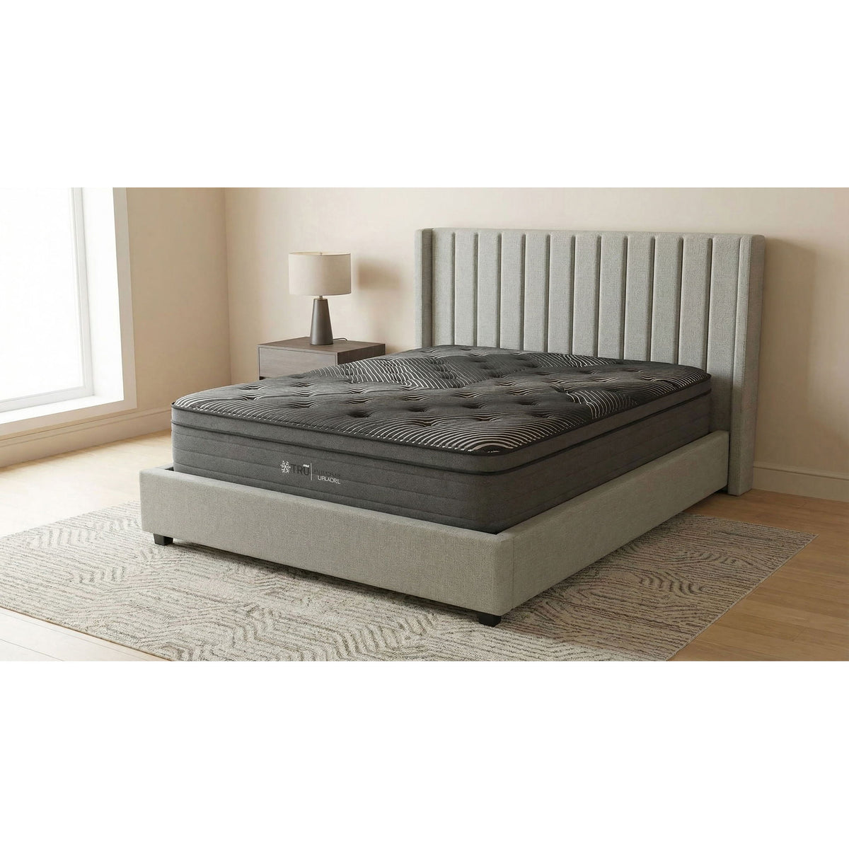 Starrett Black - 15" Euro Top Hybrid Mattress With Cooling Foam And Wrapped Coils