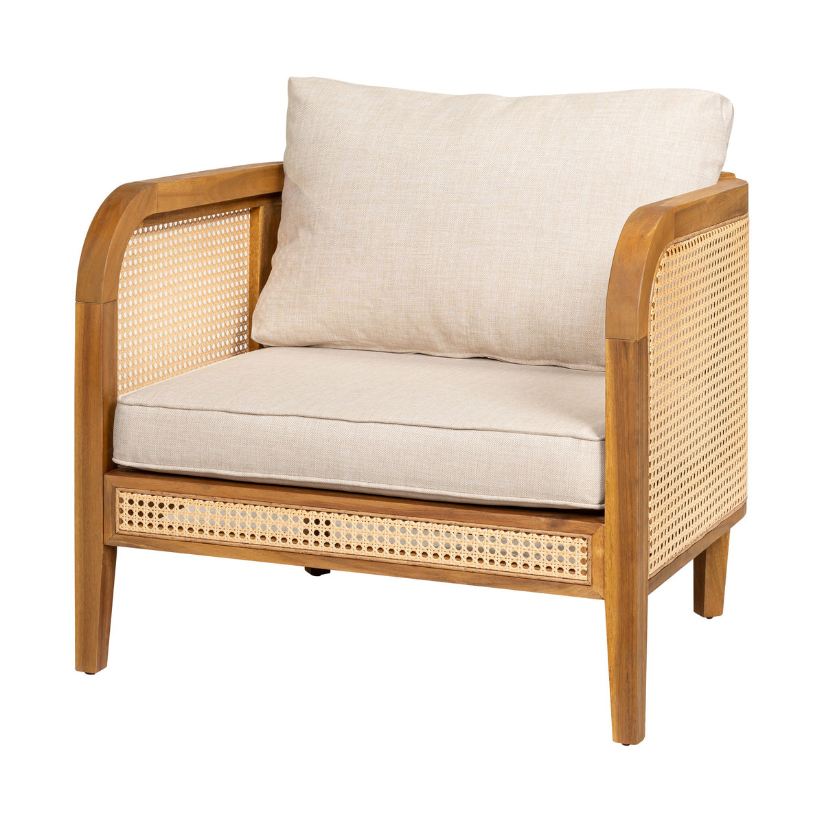 Kirkby - Bohemian Outdoor Patio Cushioned Arm Chair