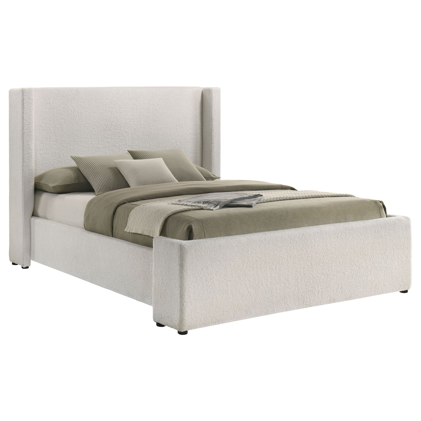 Froberg - Platform Bed With Wingback Headboard