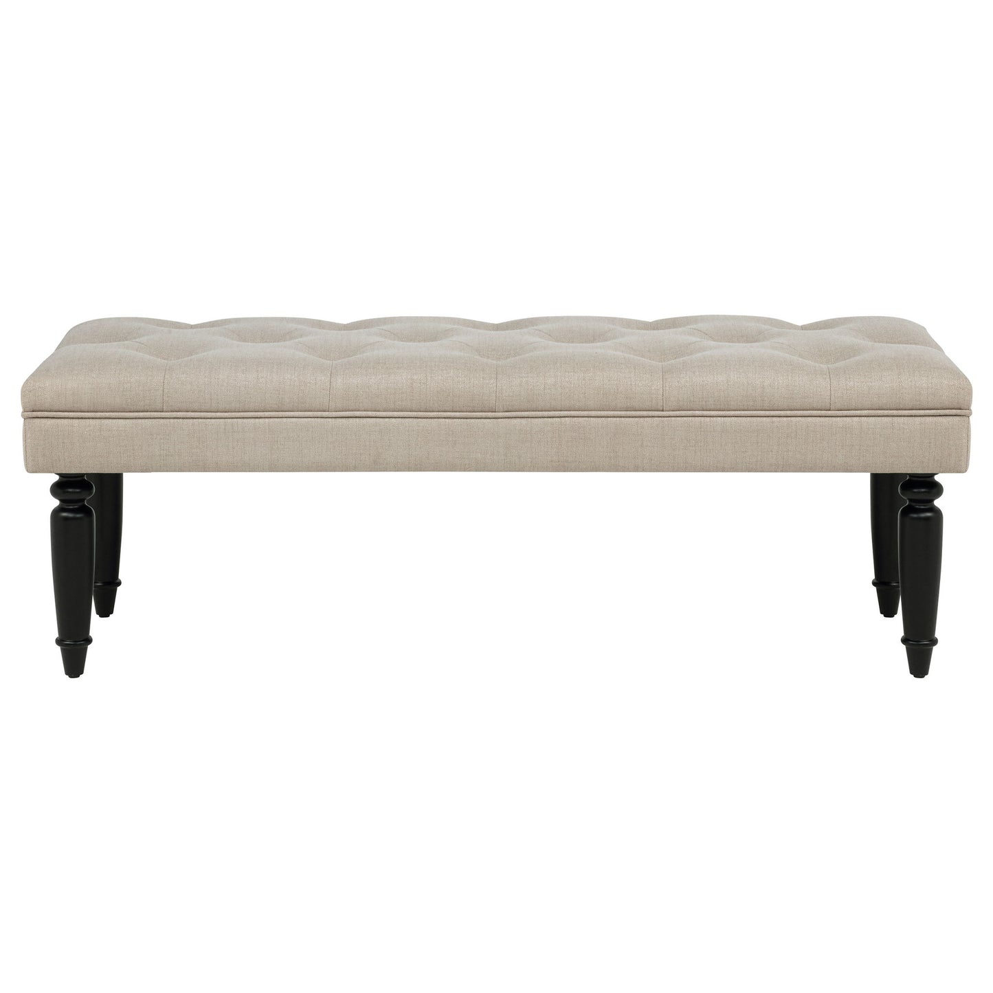 Upholstered Entryway Accent Bench - Beige