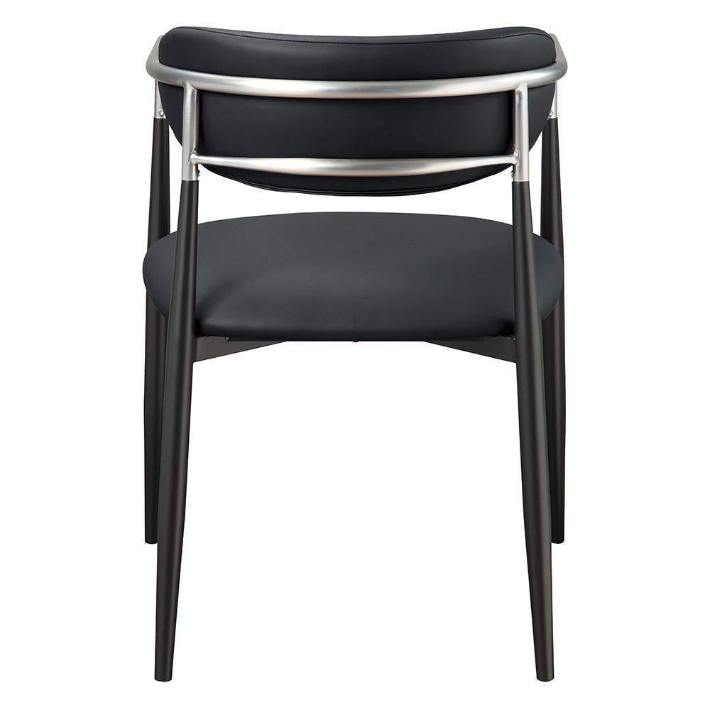 Jaramillo - Arm Chair (Set of 2) - Black Leatherette