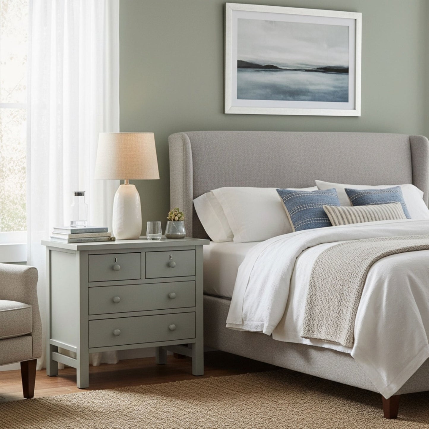 Georgina - 4 Drawer Storage Nightstand