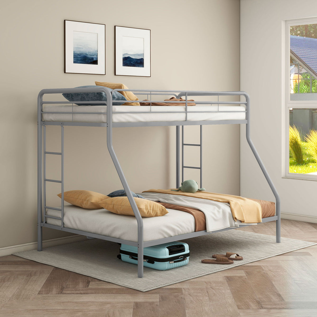 Long Beach - Bunk Bed With Built-In Guardrails