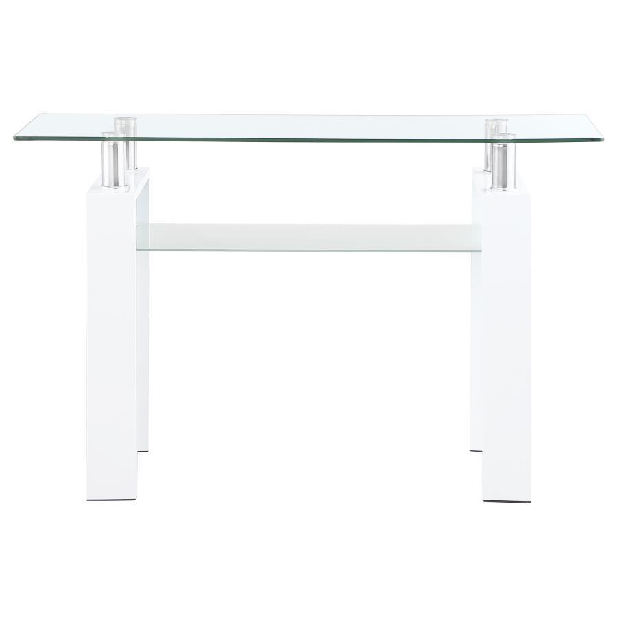 Dyer - Console Table Base, Box 1 of 2 - White