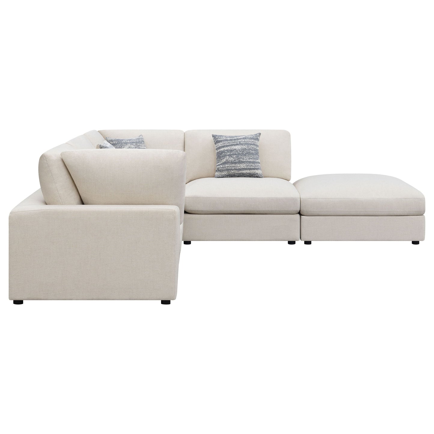 Dulcy - 5 Piece Modular Sectional Sofa - Beige