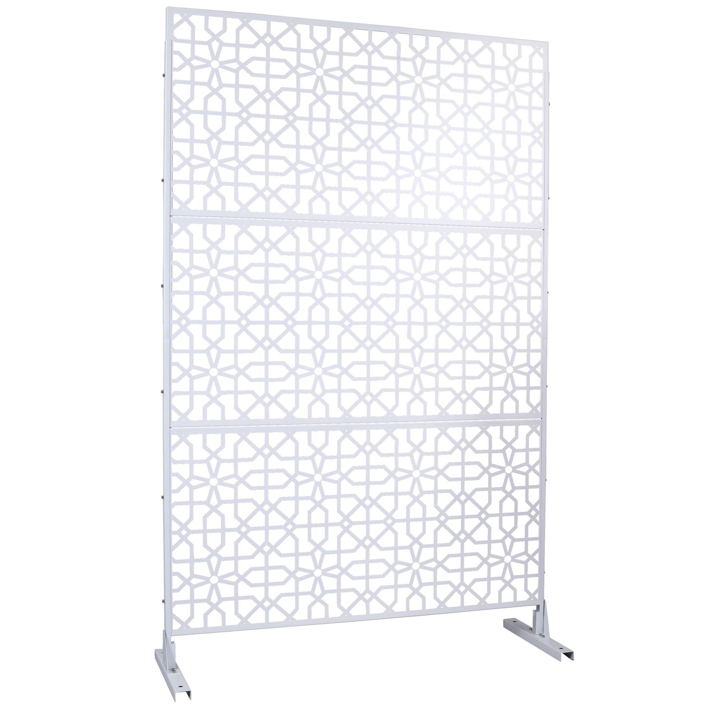 Outdoor & Indoor Metal Freestanding Decorative Privacy Screen