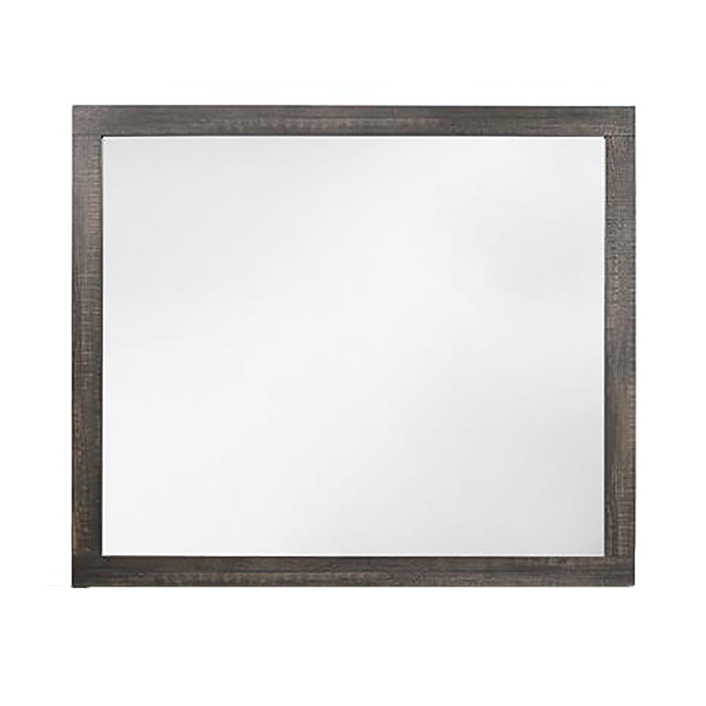 Monica - Mirror With Clean Lines - Dark Oak
