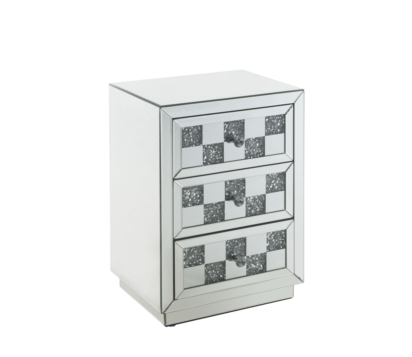 Noralie - Accent Table - Silver - Glass