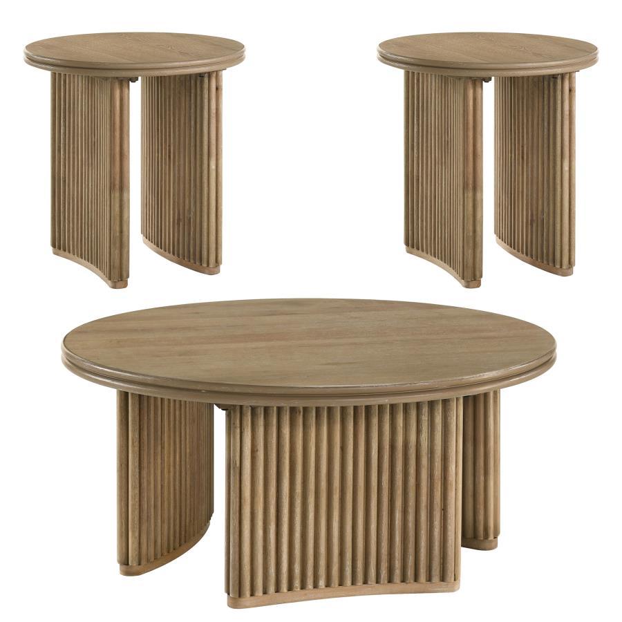 Adina - Round Coffee Table Set