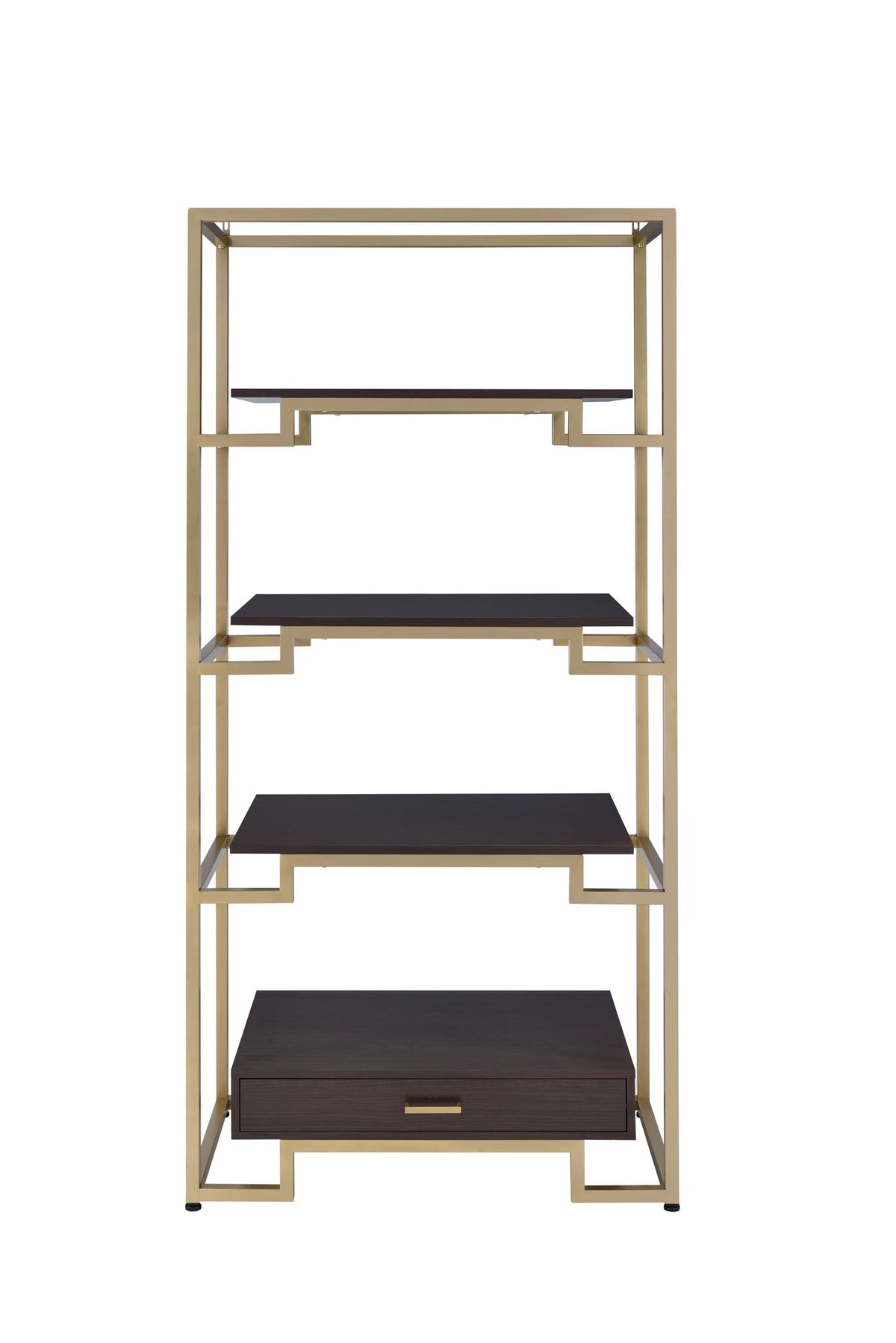 Yumia - Bookshelf - Clear / Gold