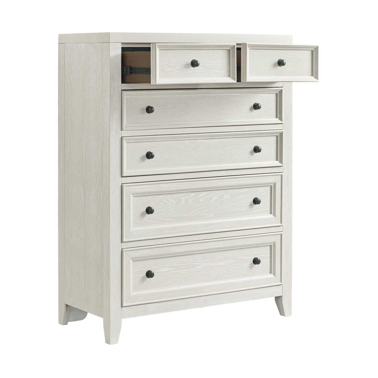 6 Drawer Chest With Knobs And Smooth Slides