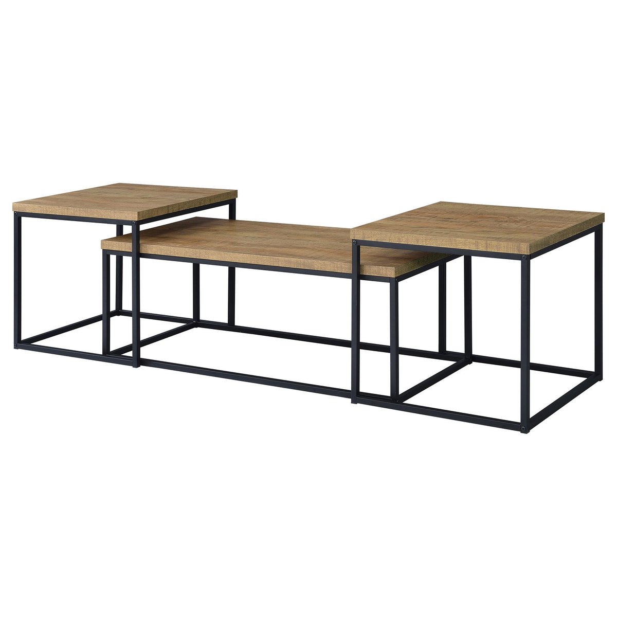 Rosey - 3 Piece Coffee Table Set - Mango Color