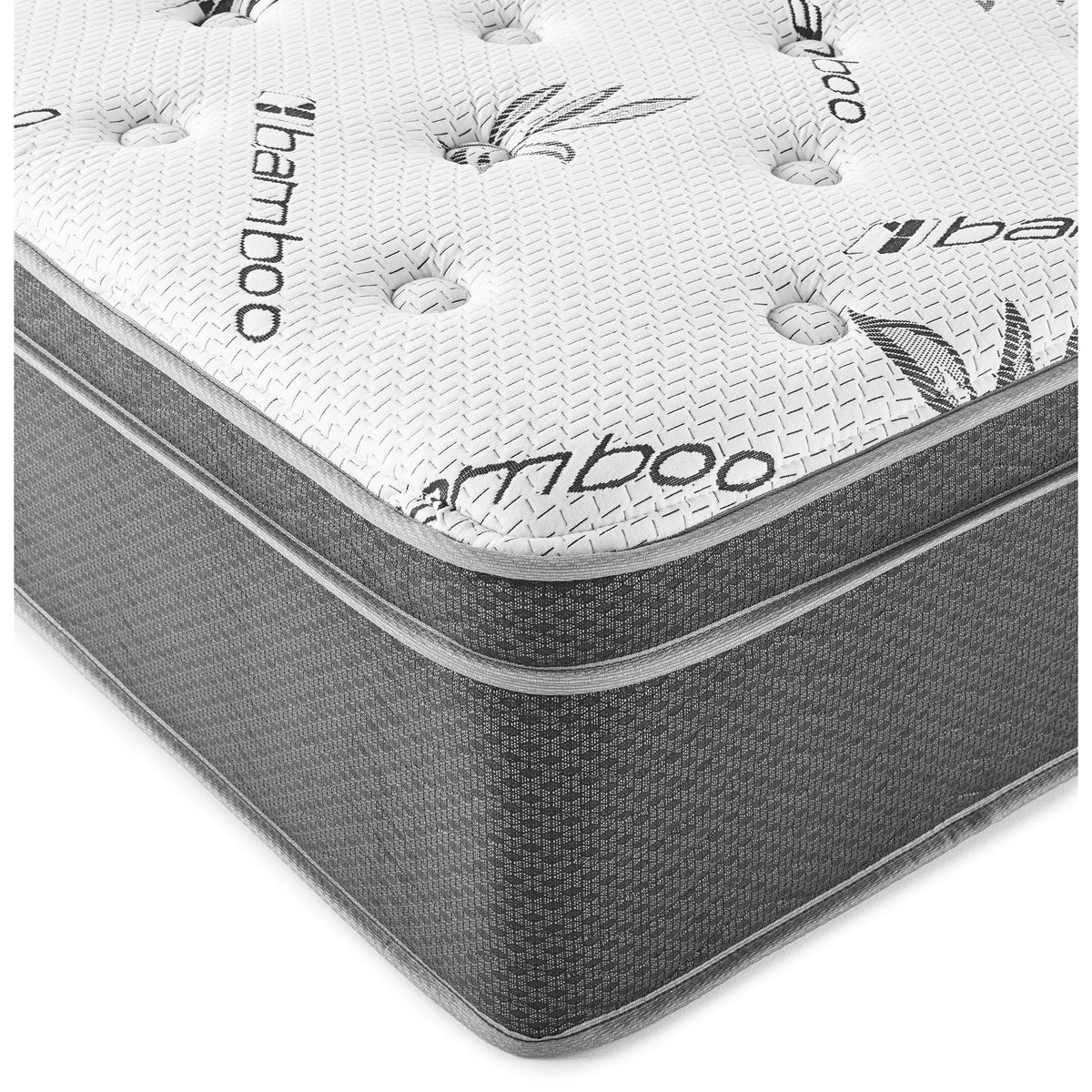 Vancouver - 13" Euro Top Hybrid Mattress With Bamboo Cover And Gel Memory Foam