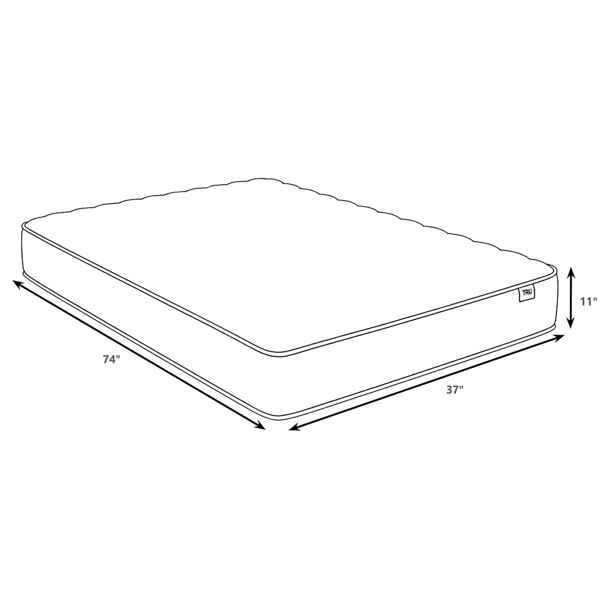Constance - 11" Tight Top Hybrid Mattress With Firm Quilt Foam And Responsive Coil Core