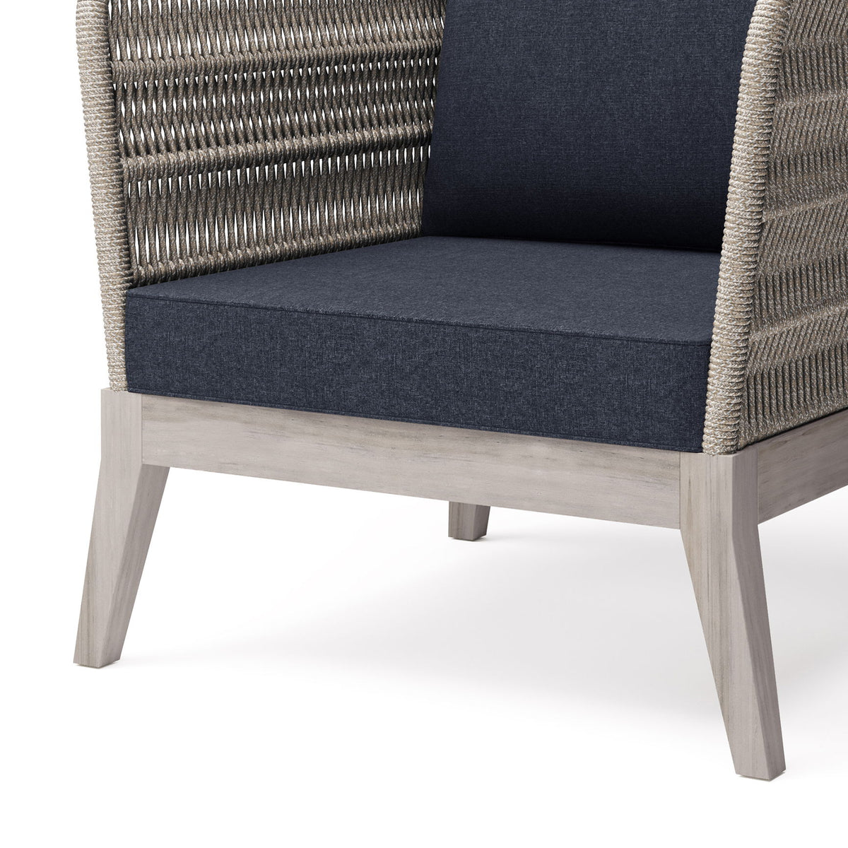 Santiago - Outdoor Conversation Chair - Dark Gray