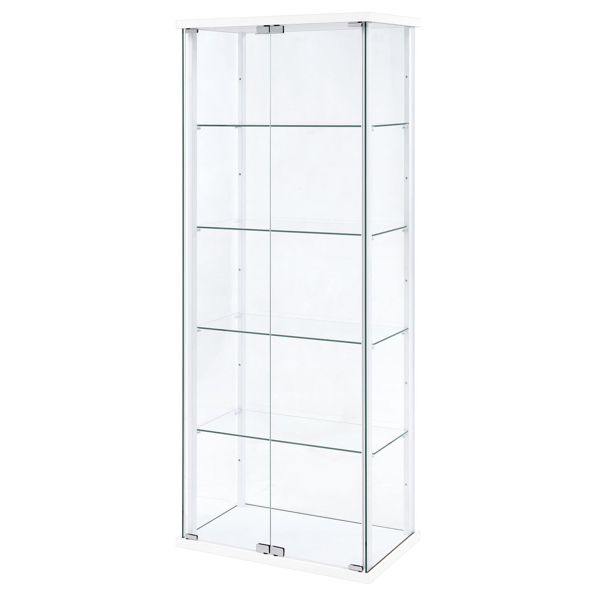 Hyacinth - 4 Shelf Curio Cabinet