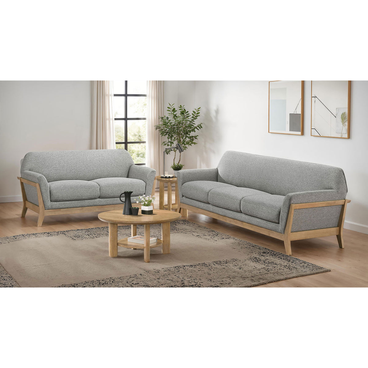Caspian - Sofa Set With Flared Arms