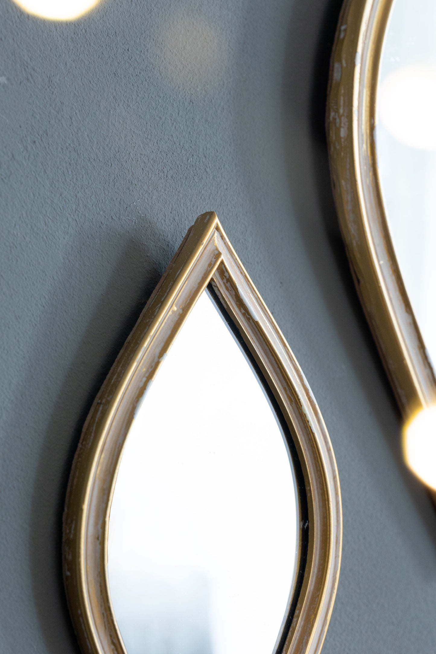 Small Decorative Mirror For Wall Decor, 2 Pieces Wall Accent