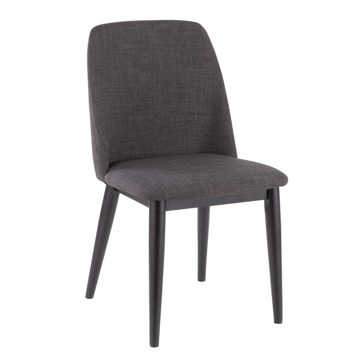 Tintori - Contemporary Dining Chair (Set of 2) - Black