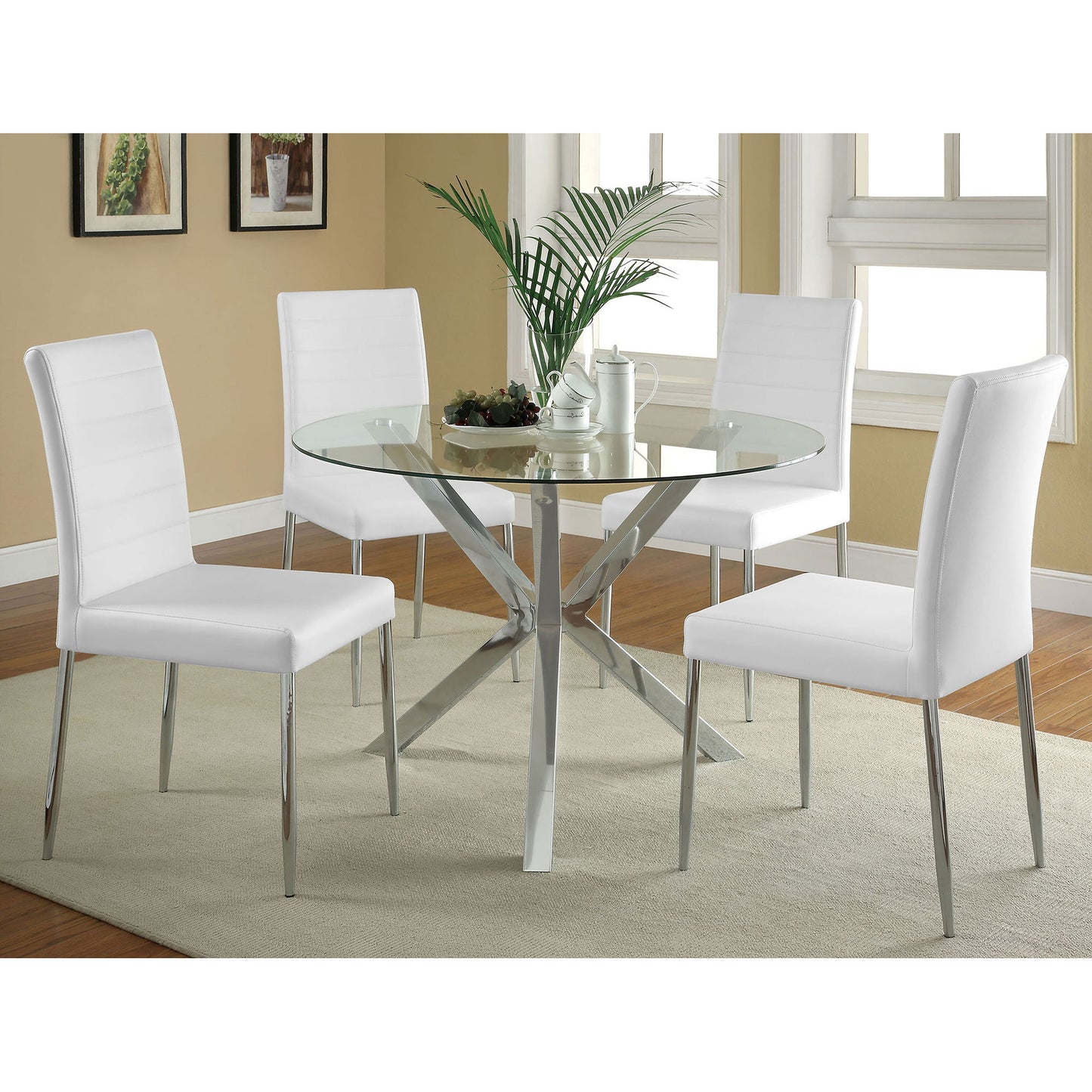 Houseman - Upholstered Dining Side Chair (Set of 4) - White