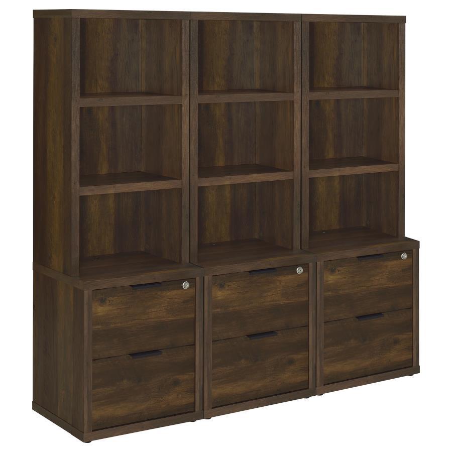 Westpark - 3 Piece Wall Unit Bookcase Set With USB