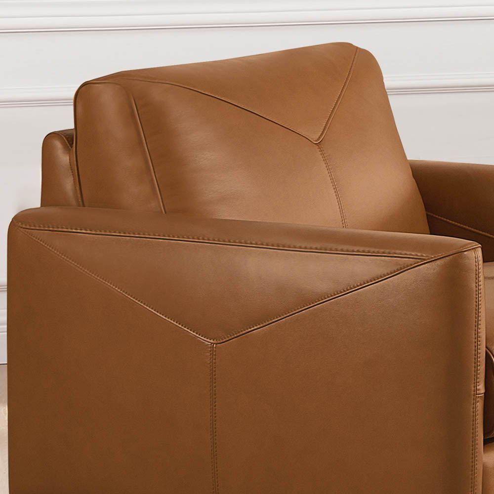 Yorkdale - Leather Chair - Cognac